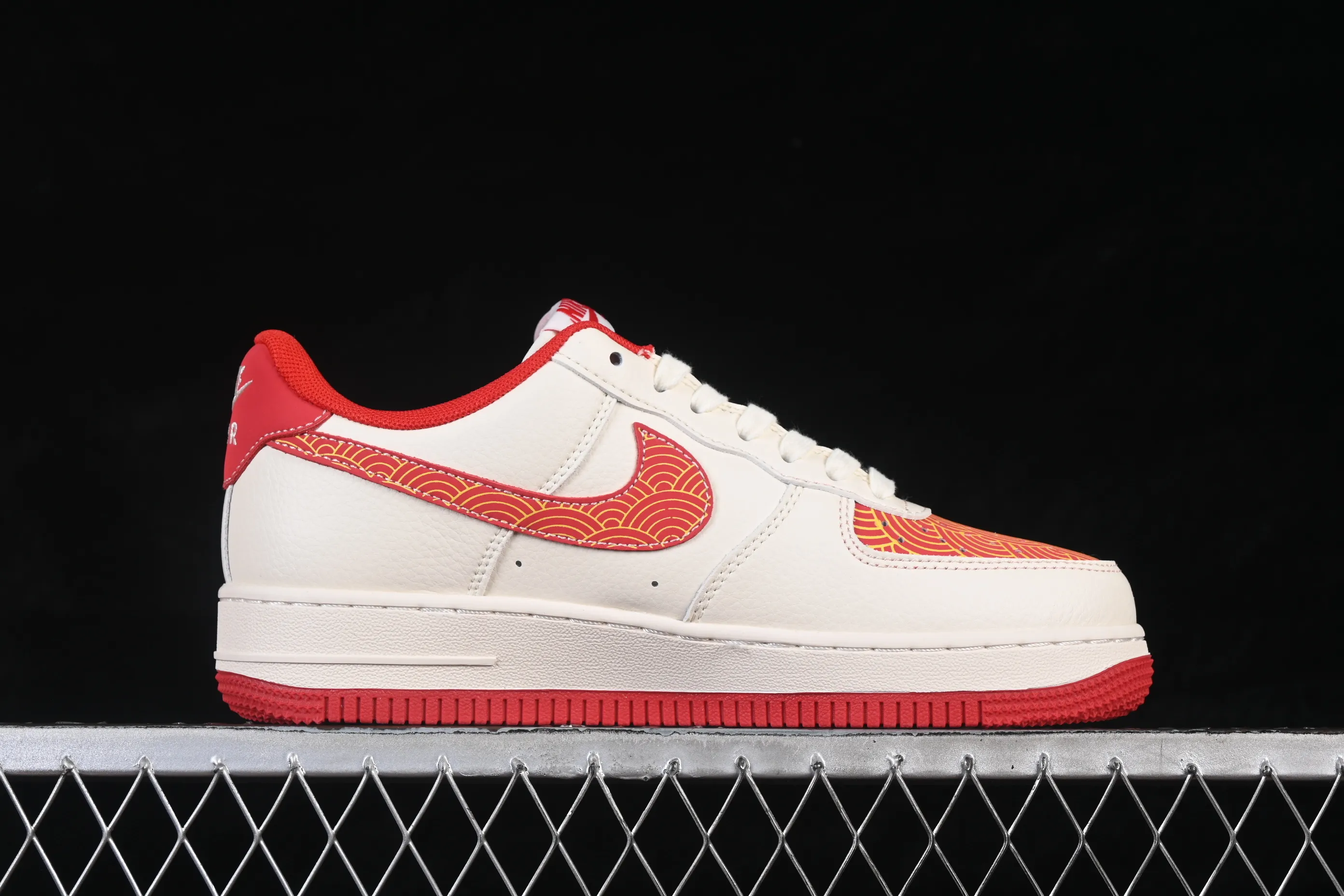 All categories Nk Air Force 1 Air Force series Nk Air Force 1 Low Air Force low-top Nike Air Force 1'07 Low red and gold interlaced Air Force 1 low-top casual sneakers MZ9588-838